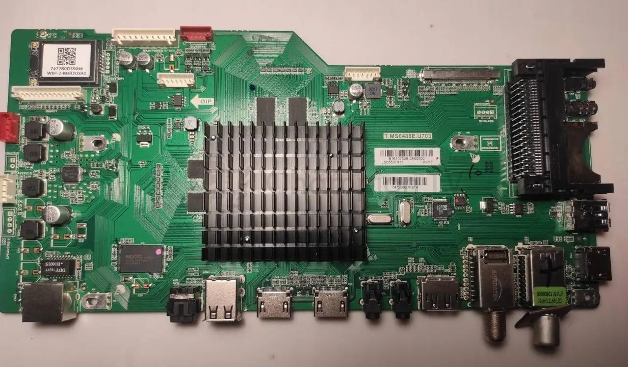 Системна плата Sharp LC-55CUF8372ES T.MS6488E.U703 LSC550FN13 55 дюйм mainboard, робочий стан