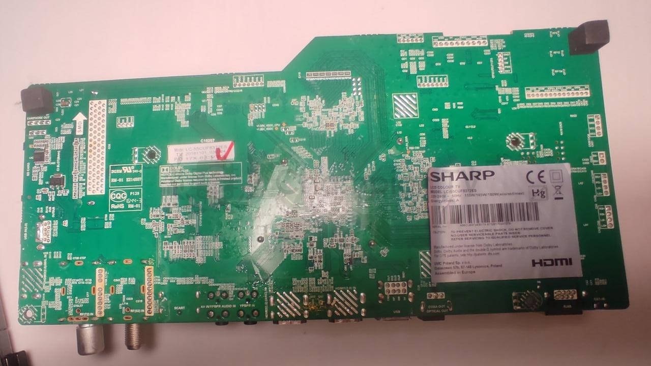 Системна плата Sharp LC-55CUF8372ES T.MS6488E.U703 55" mainboard, робоча