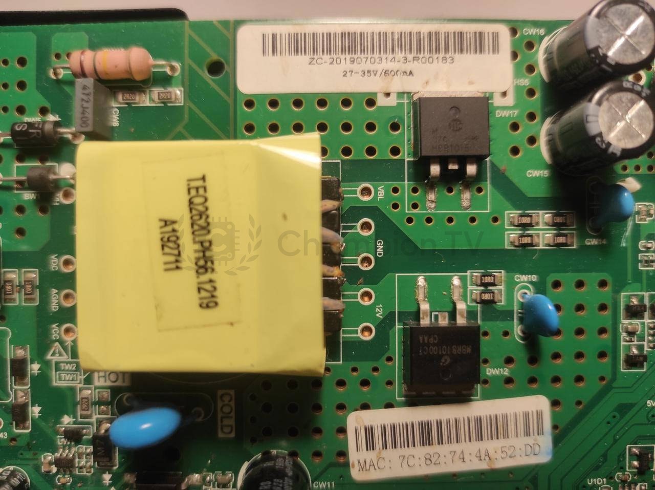 Системна плата MIRTA LD 40T2FHDS HK.T.RT2831P639 40 дюйм mainboard, нова