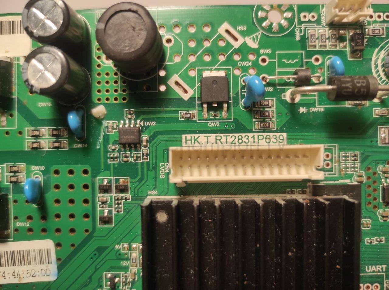 Системна плата MIRTA LD 40T2FHDS HK.T.RT2831P639 40 дюйм mainboard, нова