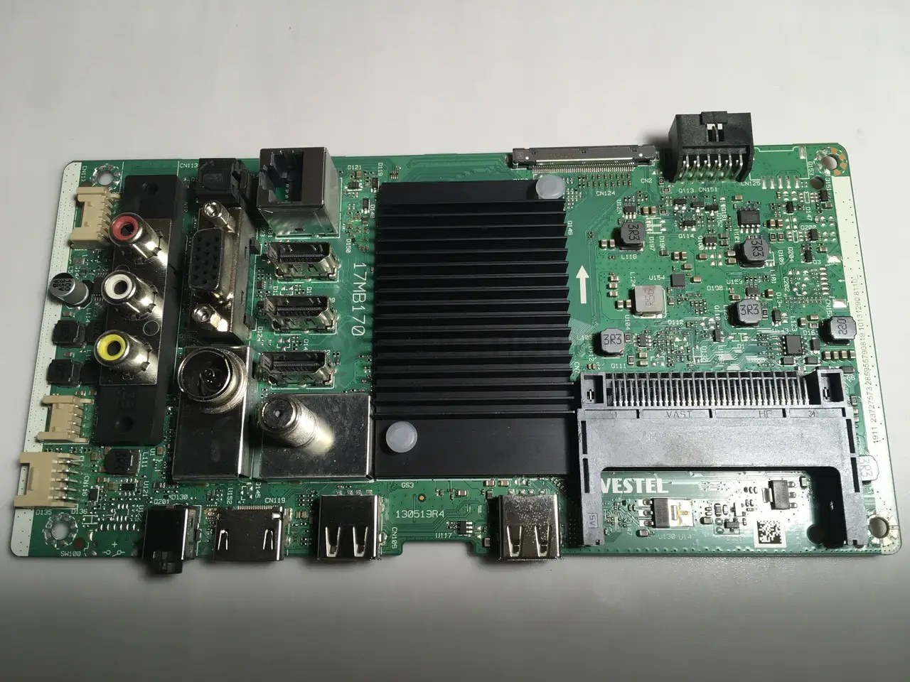 Системна плата Vestel 17MB170 (130513R4) для Nokia/Skyworth 55" 4K mainboard, новий