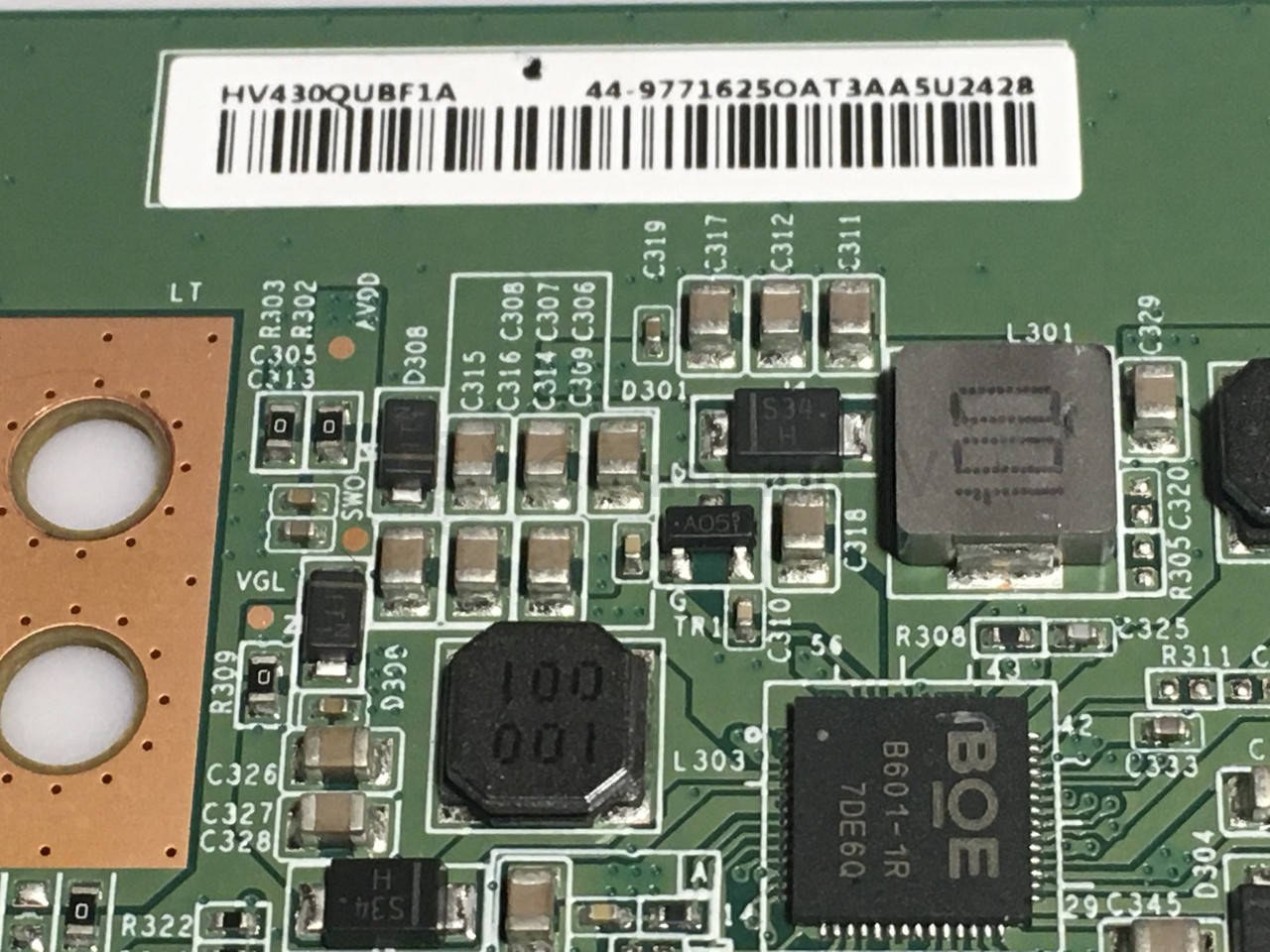 T-con тикон BOE HV430QUBF1A для 43 дюймів BOE дисплей, новий