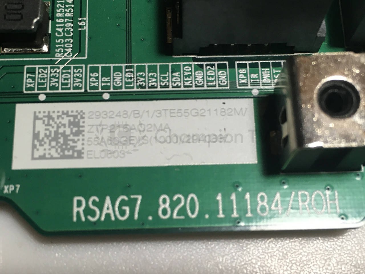 Системна плата Hisense RSAG7.820.11184/ROH 55A60GEVS 55 дюйм mainboard, БУ