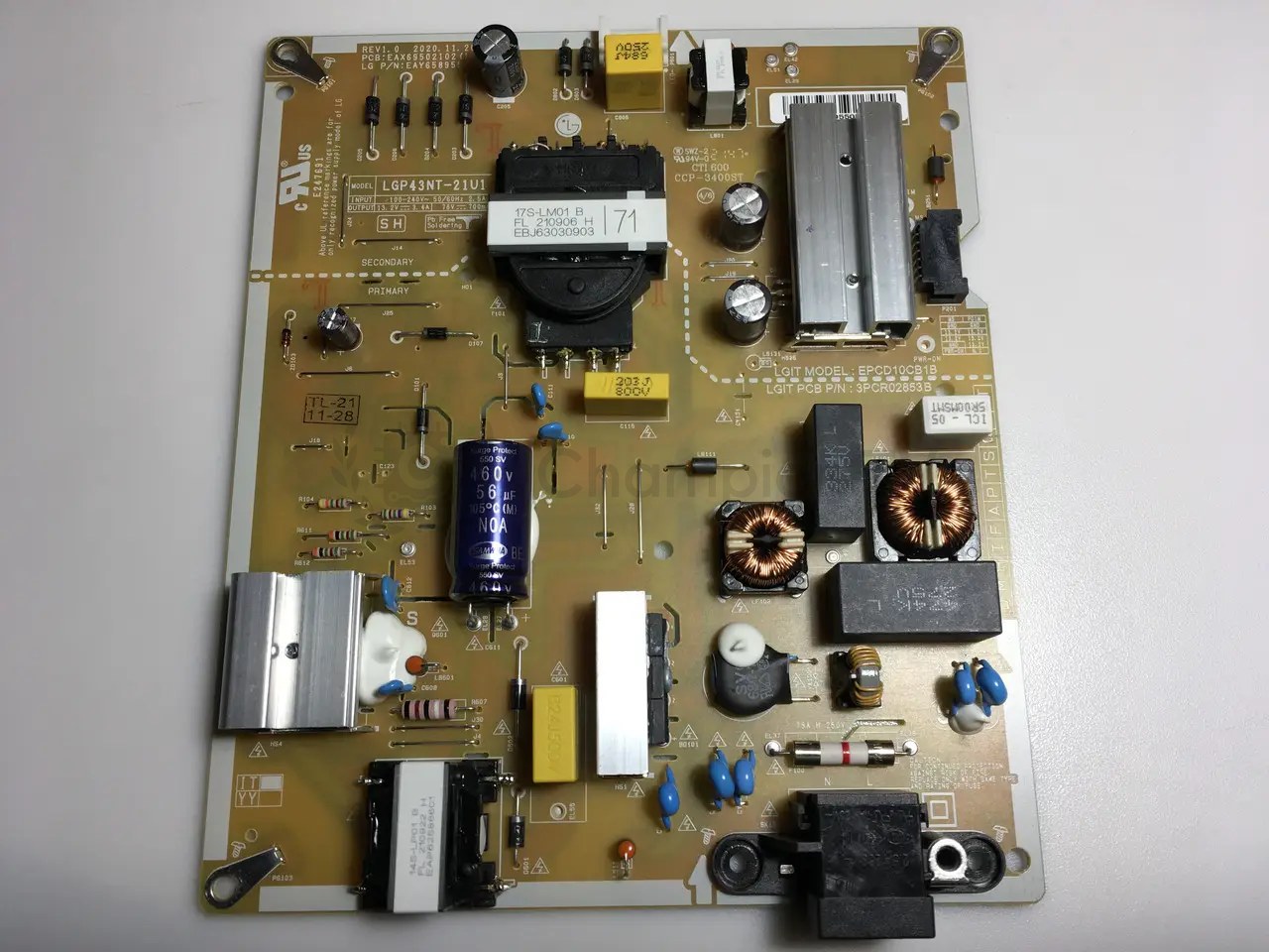 Блок живлення LG LGP43NT-21U1 EAY65895502 для 43NANO756PA 43" PSU, новий