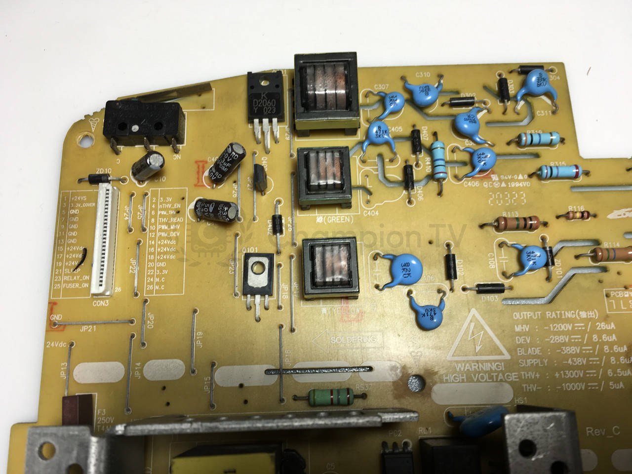 Блок живлення HP LaserJet Neverstop 1000/1200 JC44-00254A 4RY26-60005, тестований