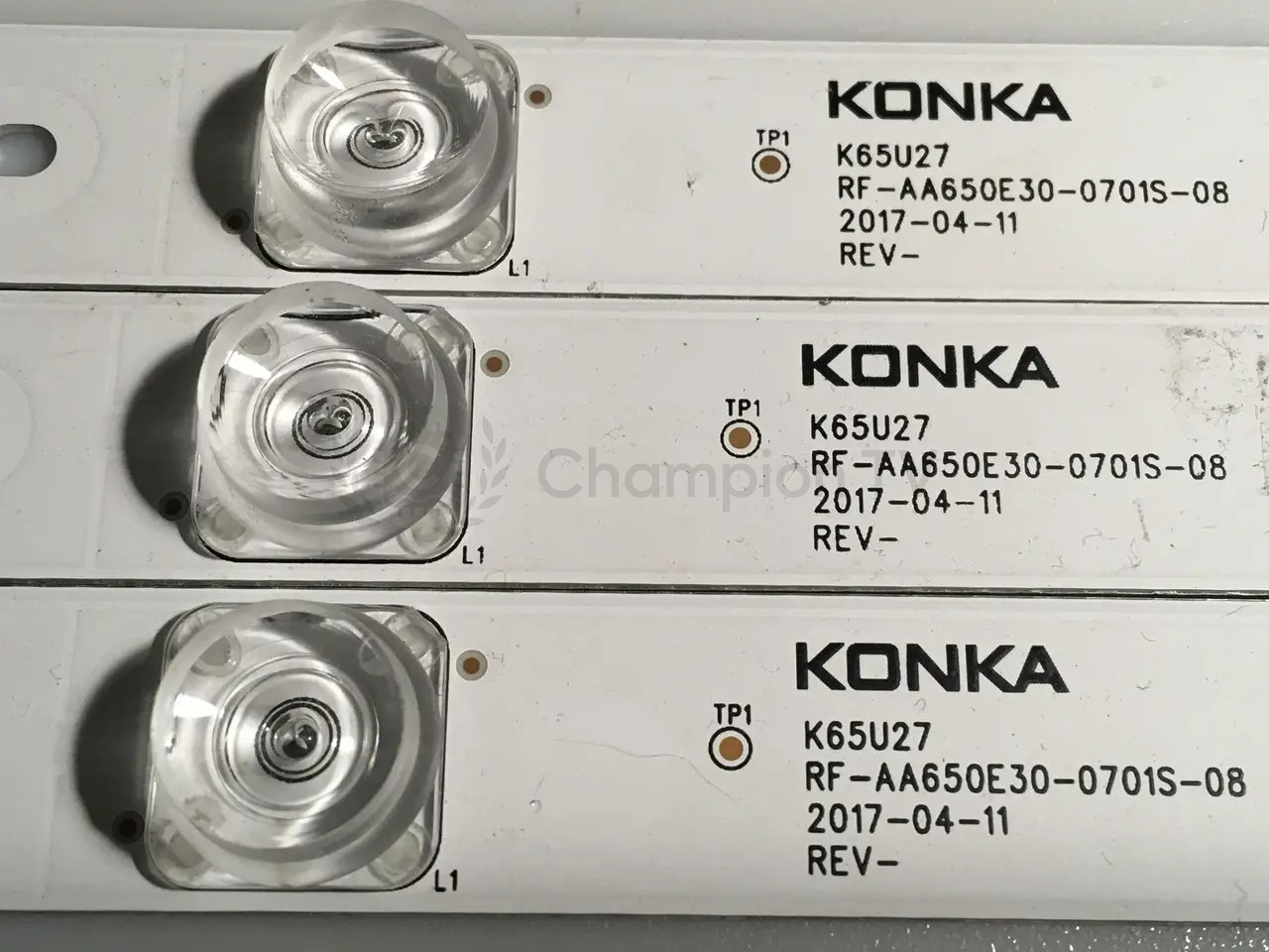 KONKA LED-підсвітка комплект 3 шт RF-AA650E30-0701S-08 для K65U27 (65 дюйм) підставка, новий