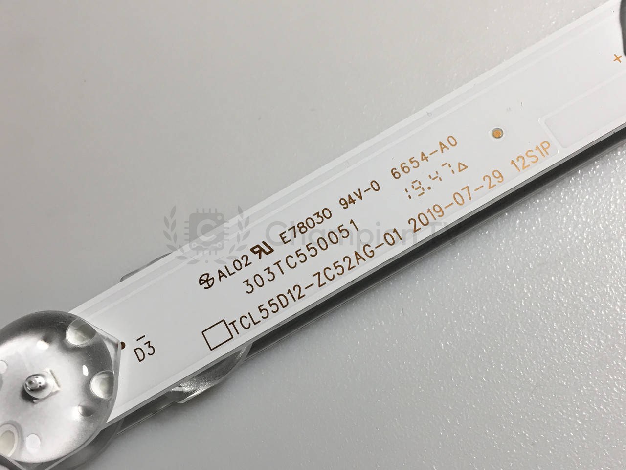 Xiaomi LED-підсвітка TCL55D12-ZC52AG-01 для Mi TV 4S 55 дюймів (L55M5-5ARU) комплект 3 шт, новий