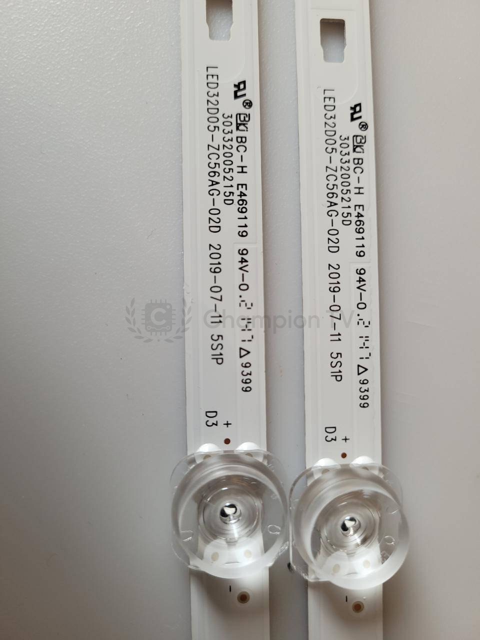 LED-підсвітка KIVI 32 дюйм LED32D05-ZC56AG-02 комплект 2 шт (новий)