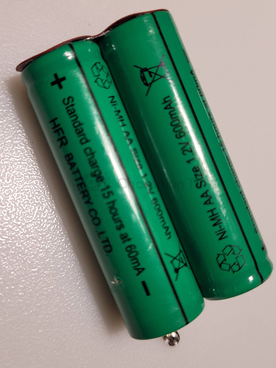Акумулятор NI-MH AA 600mAh HFR для тримера Rowenta (пара 2шт), б/в