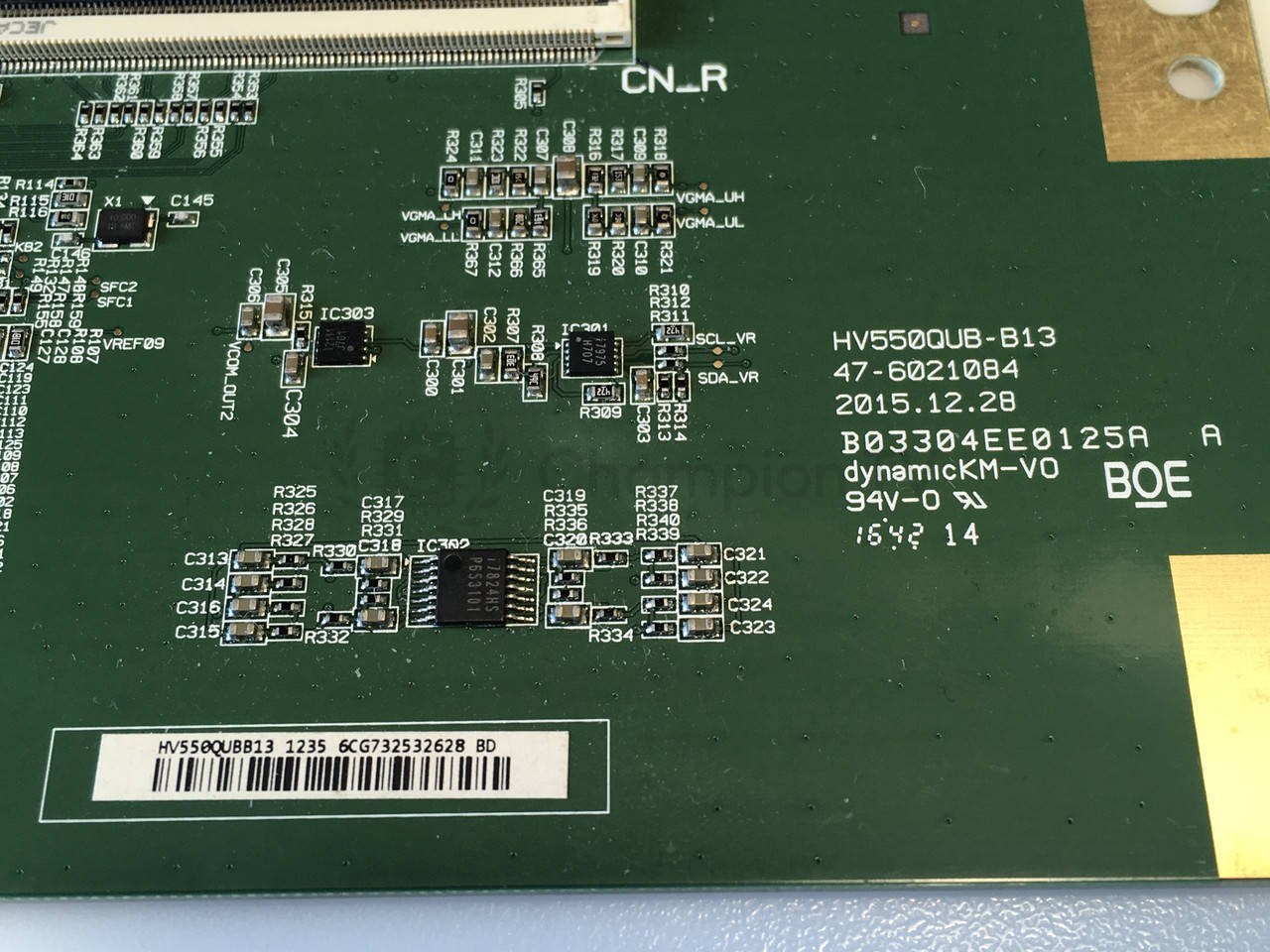 T-con тикон Haier HV550QUB-B13 47-6021084 для 55E5500U (55 дюйм) плата матриці, новий