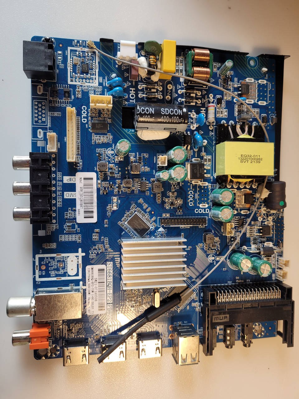 Системна плата mainboard Skyworth 43Q3 ST6681BQH-EP2 43" для телевізора, нова