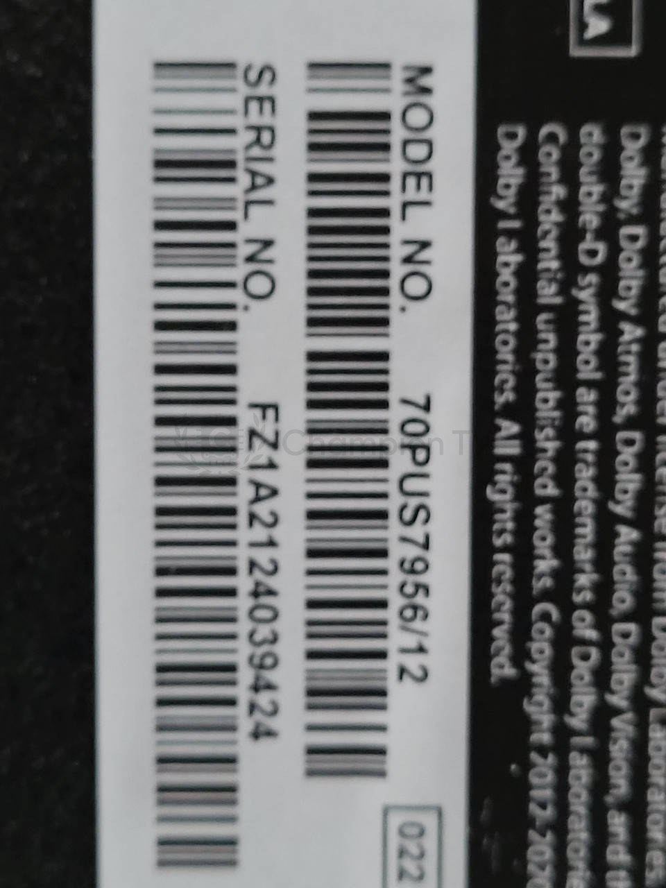 Блок живлення PHILIPS 70PUS7956/12 715GB443-P01-001-001-003M PSU, новий