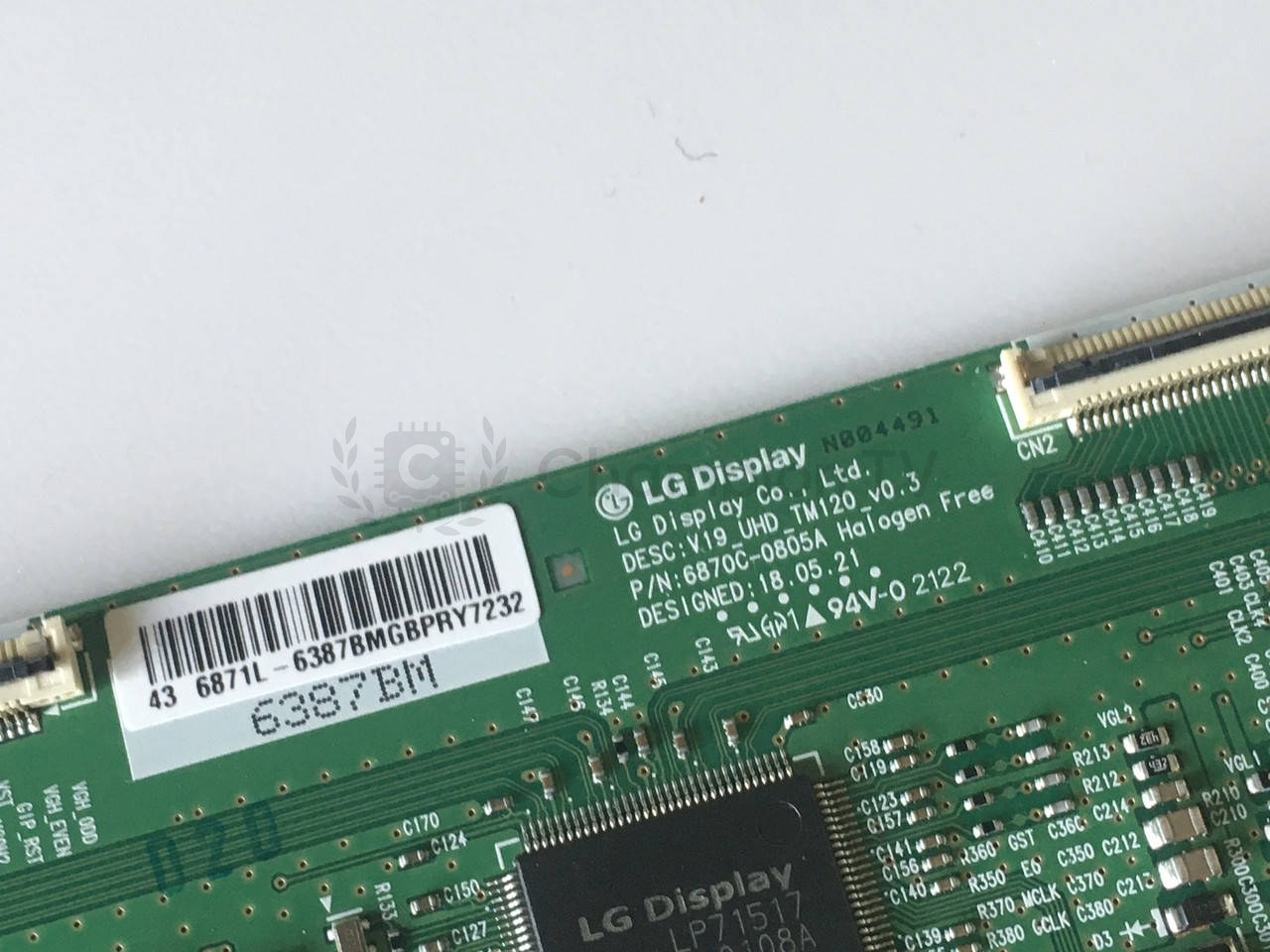 T-con тикон LG 6870C-0805A для 55-65 дюйм (матричні плати), новий