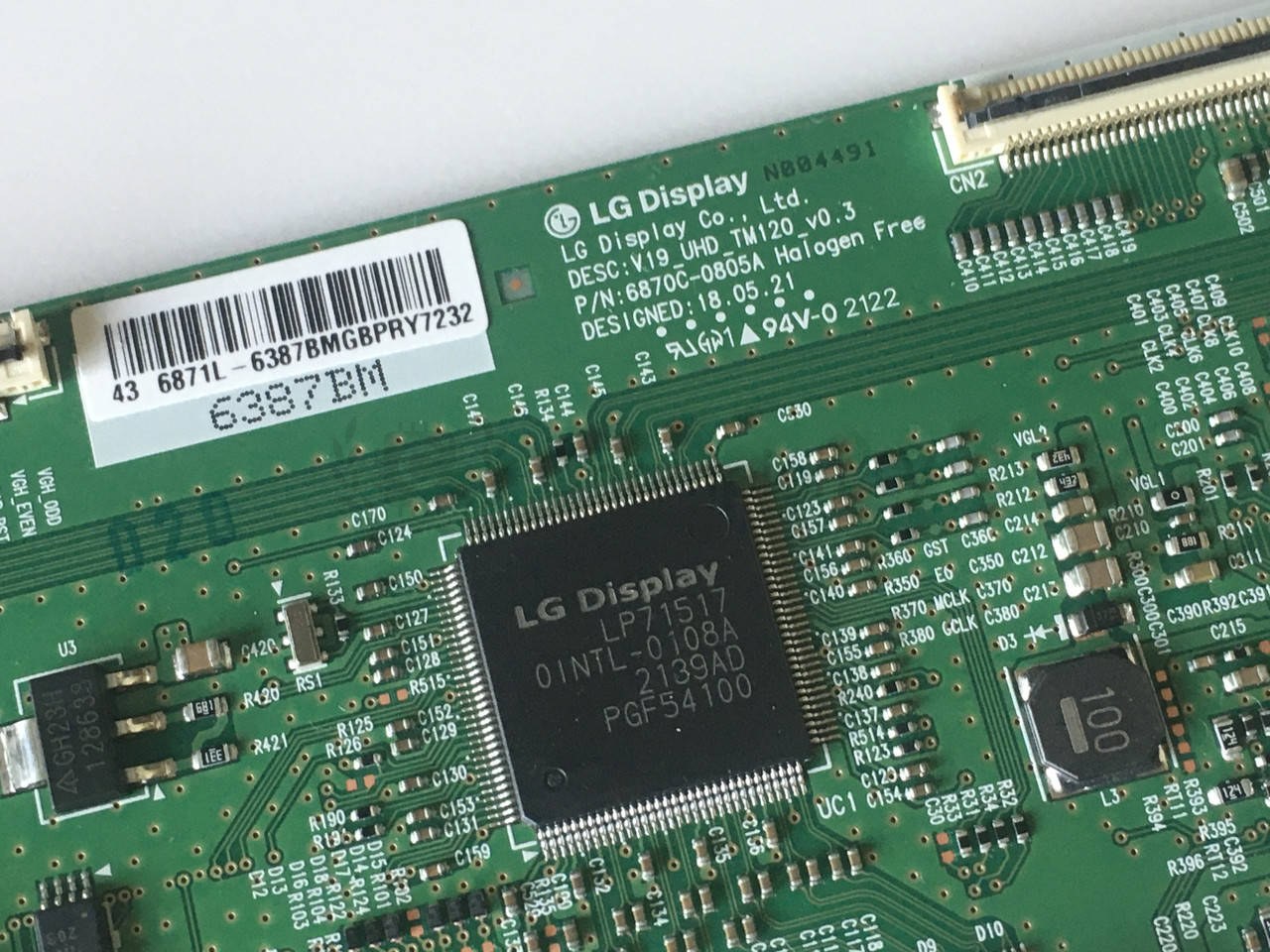 T-con тикон LG 6870C-0805A для 55-65 дюйм (матричні плати), новий