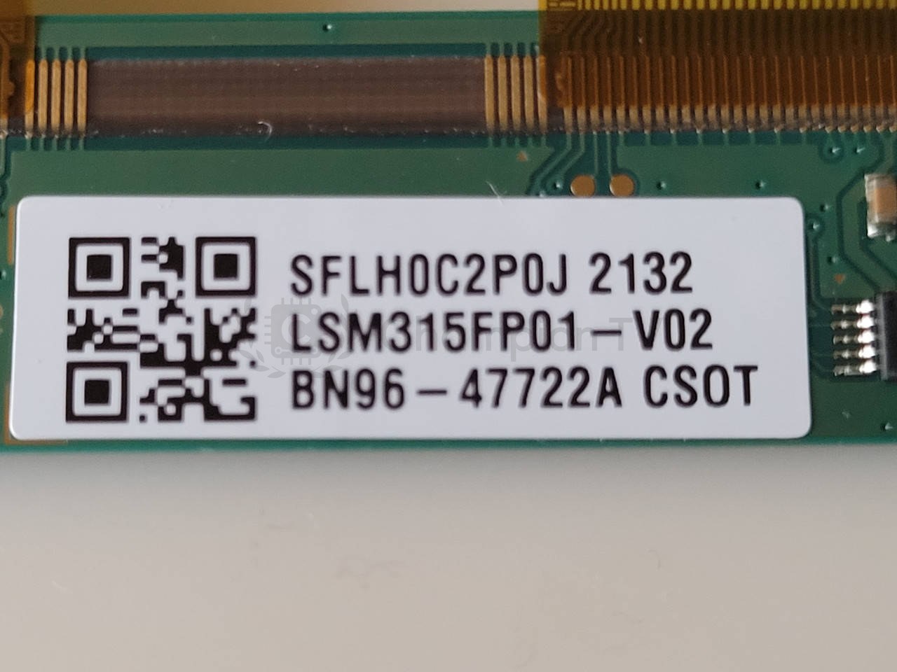 LED-підсвітка Samsung 34\" LSM315FP01-V02 (2 планки) для монітора, б/в
