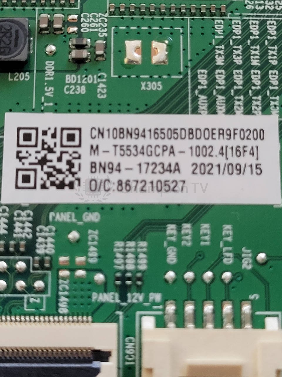 Системна плата Samsung C34G55T BN94-17234A 34 дюйм mainboard, новий