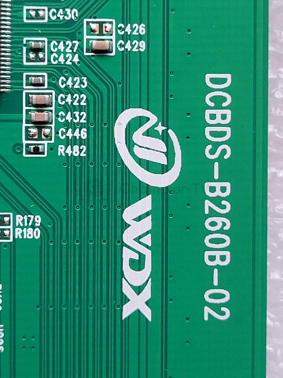 T-con тикон CVX DCBDS-B260B-02 для HV430QUB-F70 (43 дюйм) плата матриці, перевірена