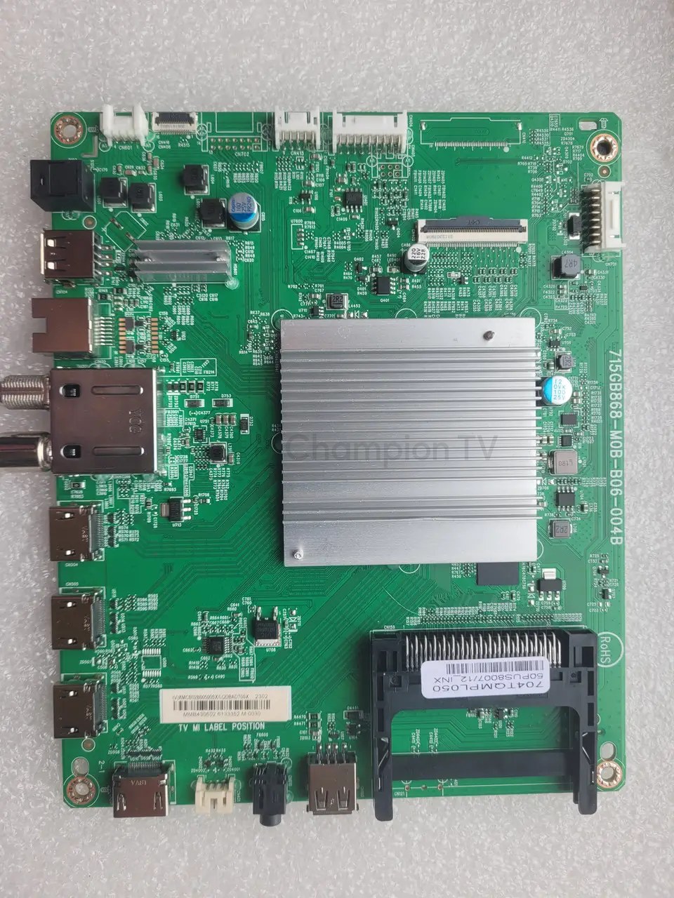 Системна плата PHILIPS 715GB868-MOB-B06-004B 50PUS8007/12 mainboard, новий