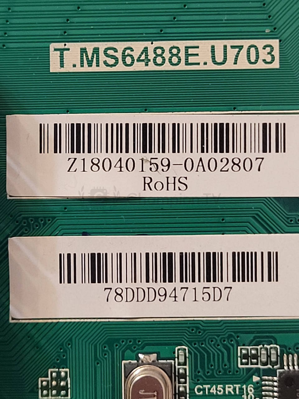Системна плата Sharp LC-55CUF8372ES T.MS6488E.U703 LSC550FN13 55 дюйм mainboard, робочий стан