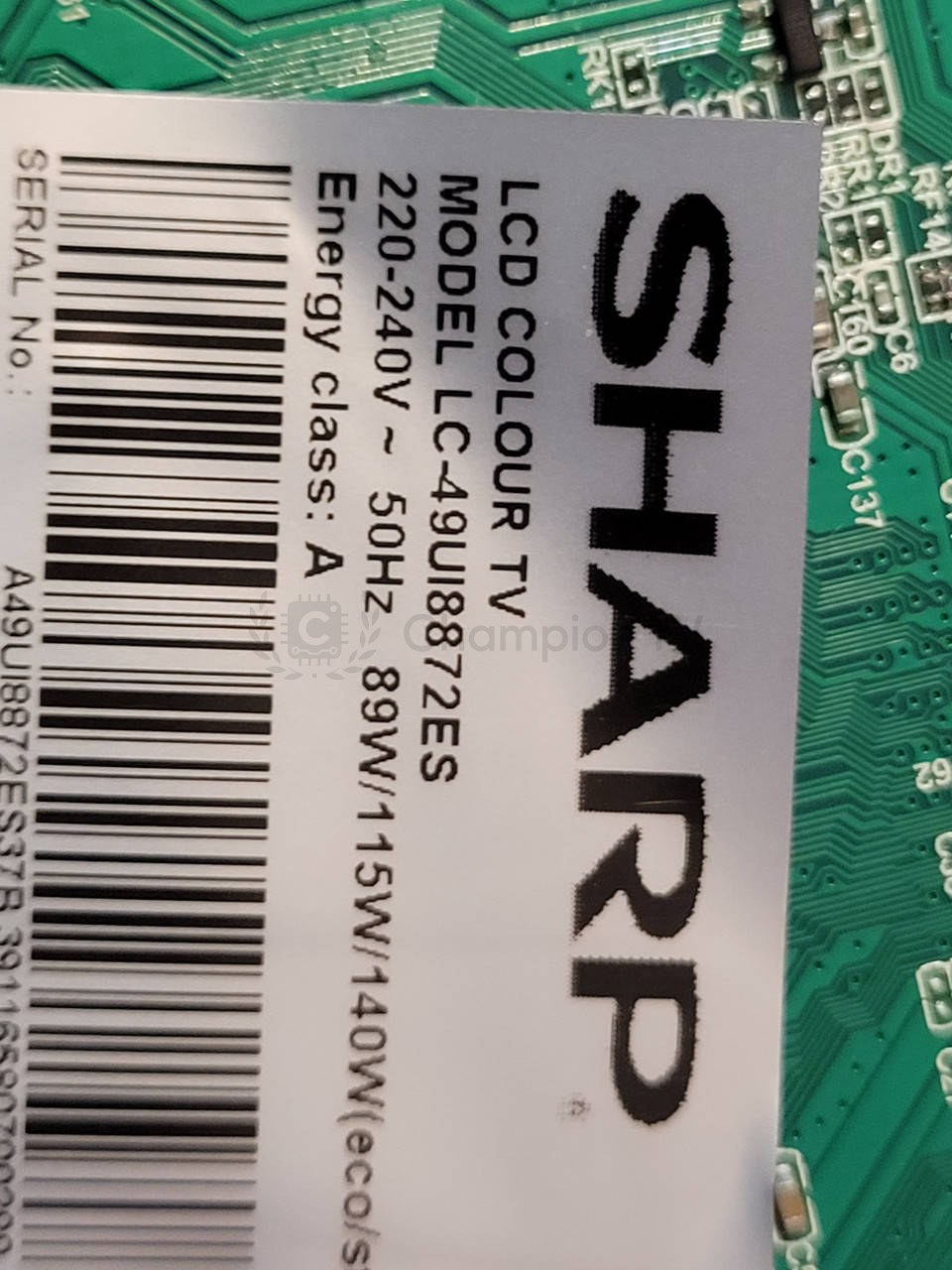 Системна плата Sharp LC-55CUF8372ES T.MS6488E.U703 LSC550FN13 55 дюйм mainboard, робочий стан