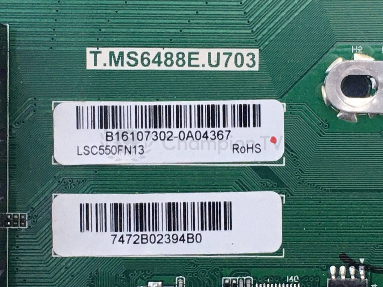 Системна плата Sharp LC-55CUF8372ES T.MS6488E.U703 55" mainboard, робоча
