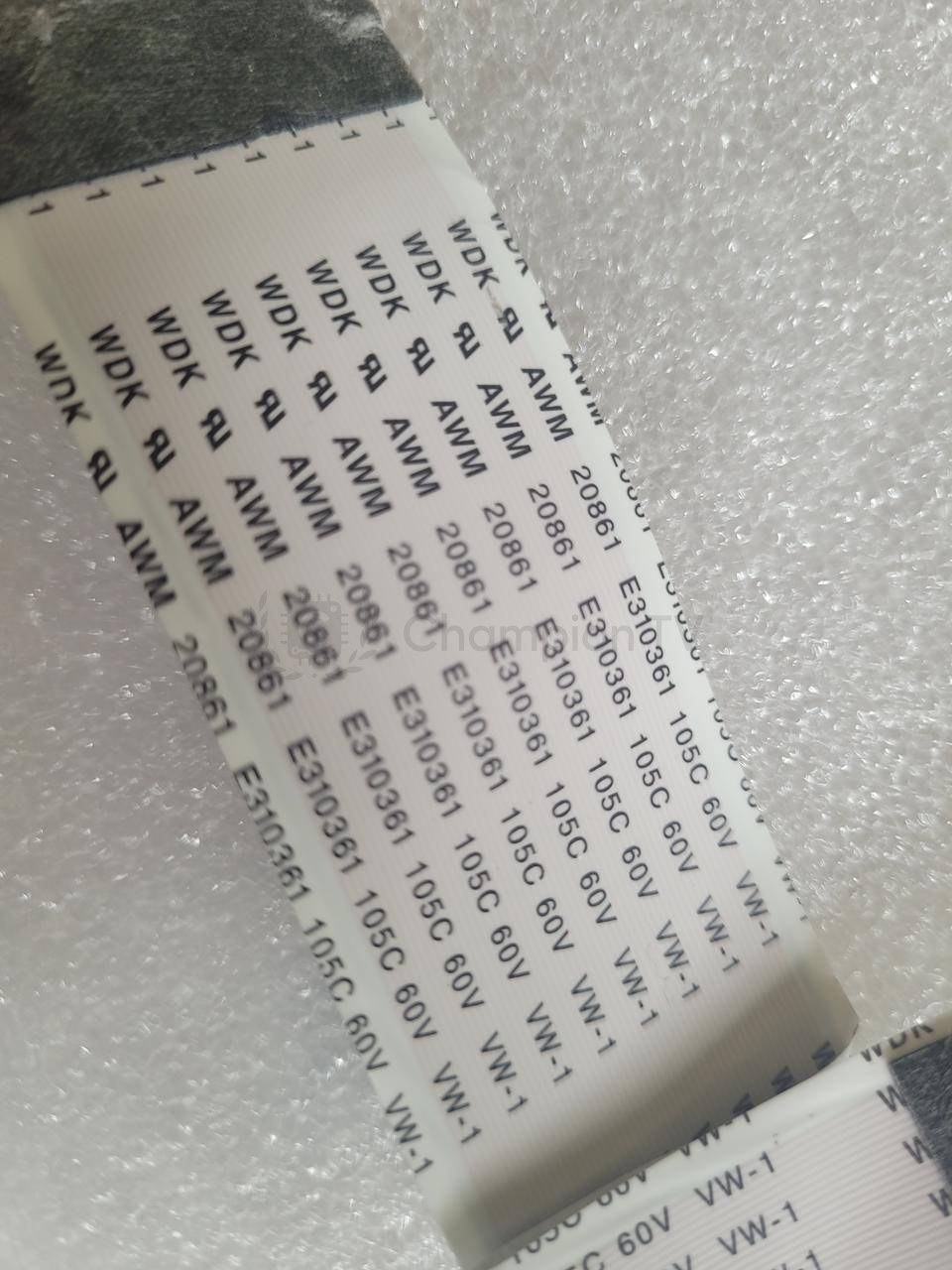 Шлейф LVDS WDK AWM 20861 E310361 51 pin для Vizio (43-65 дюйм), новий