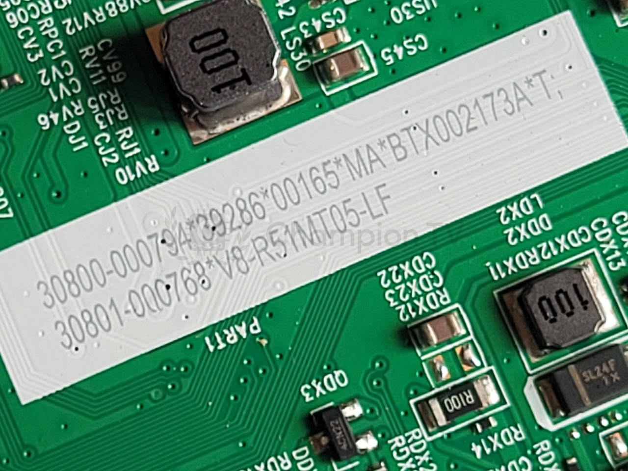 TCL 55U635 40-R51MG8-MAC2HG 55" системна плата mainboard RT2851M, нова
