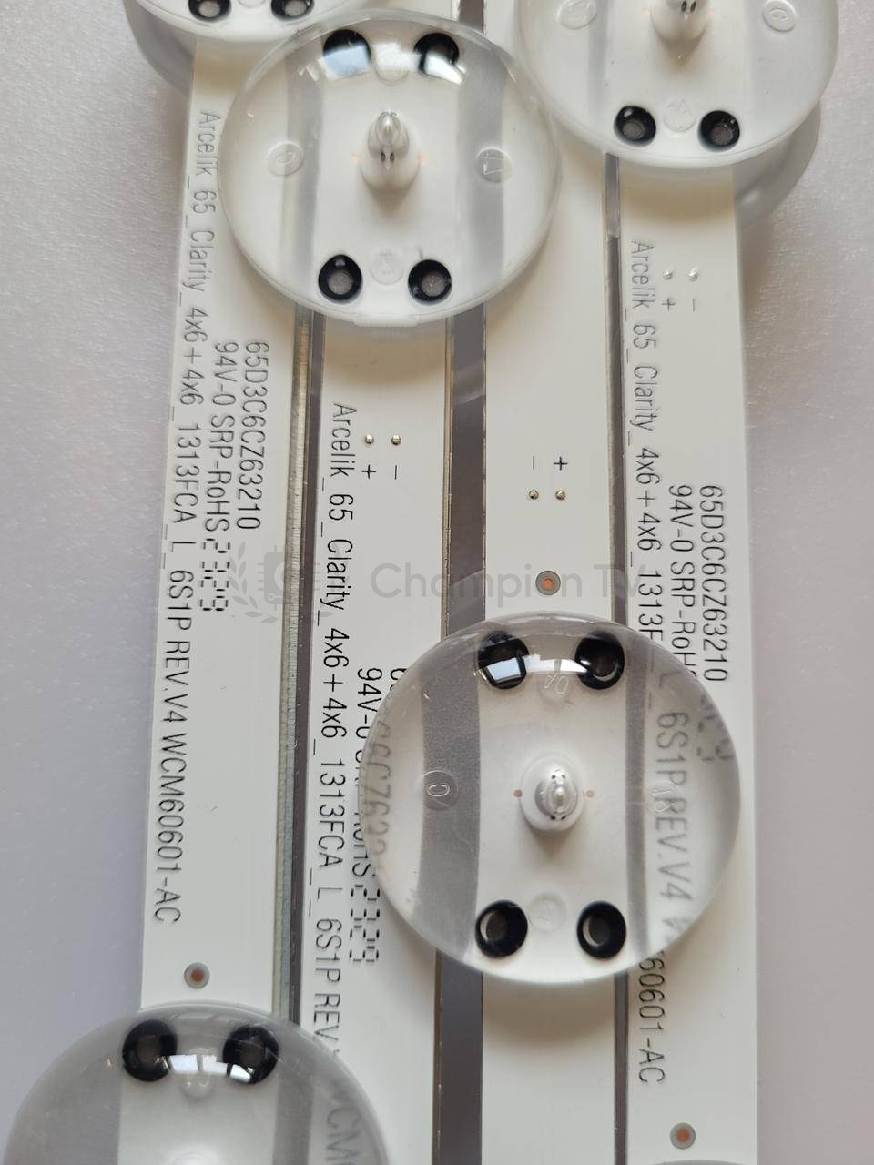 Grundig LED-підсвітка 65 CLARITY 4x6+4x6 WCG60601-AC 65VLX8000BP (2 планки), новий