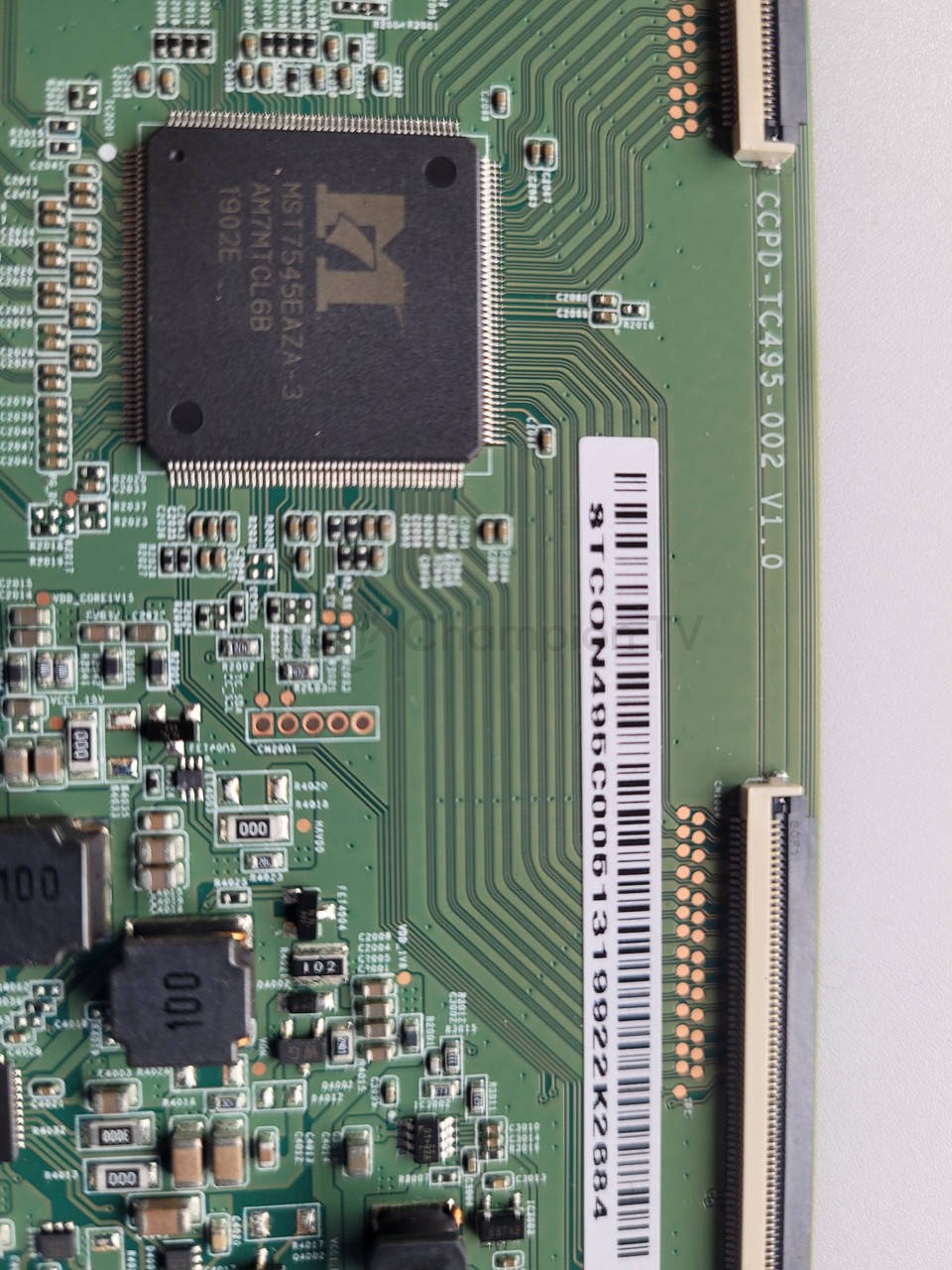 T-con тикон JVC CCPD-TC495-002 V1.0 для 50HK25T74U HITACHI KIVI (50 дюйм) плата матриці, новий