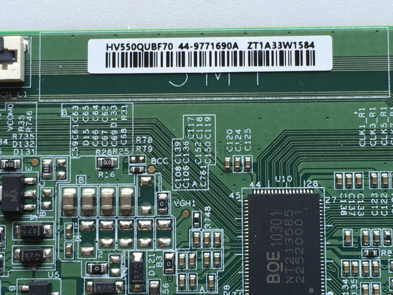 T-con тикон BOE 47-6021365 HV550QUBF70 55" для Philips 55PUF7065 / Toshiba 55UK3C63DB плата матриці, нова