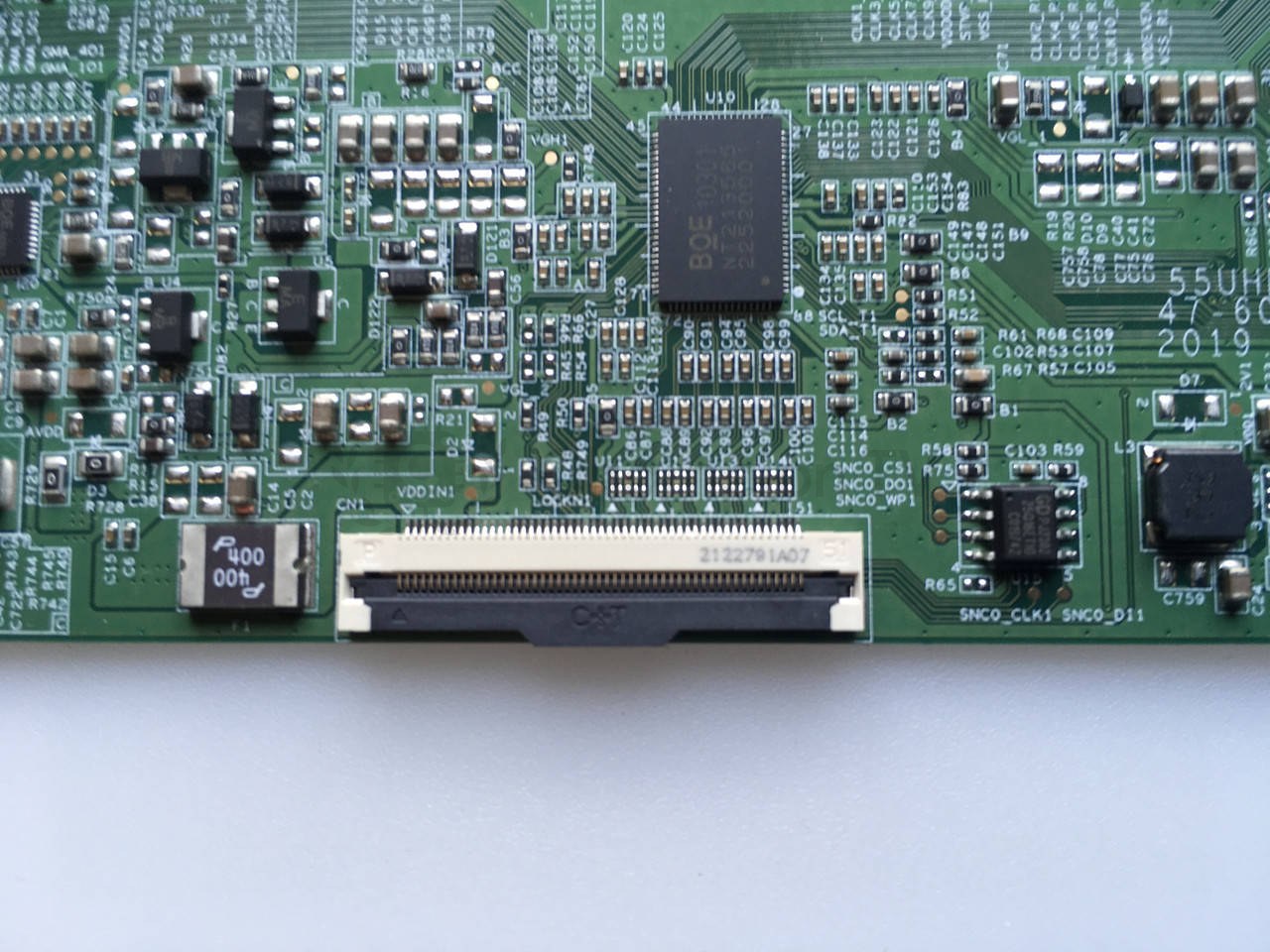 T-con тикон BOE 47-6021365 HV550QUBF70 55" для Philips 55PUF7065 / Toshiba 55UK3C63DB плата матриці, нова
