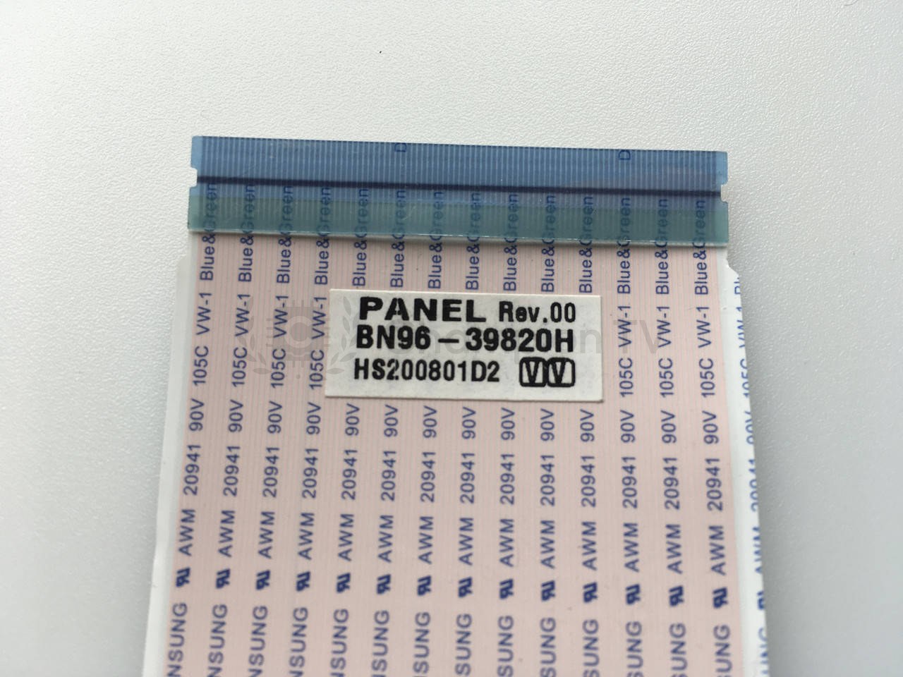 Шлейф LVDS Samsung BN96-39820H Rev.00 96pin 65-75" кабель матриці (шлейф матрицы), б/у