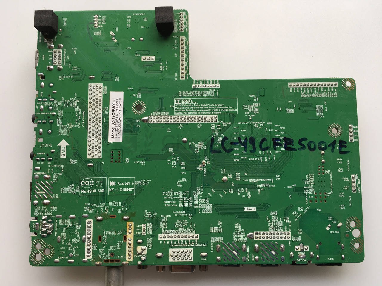 Sharp LC-49CFE5001E T.MS6308.702 49" системна плата mainboard (системная плата), б/у
