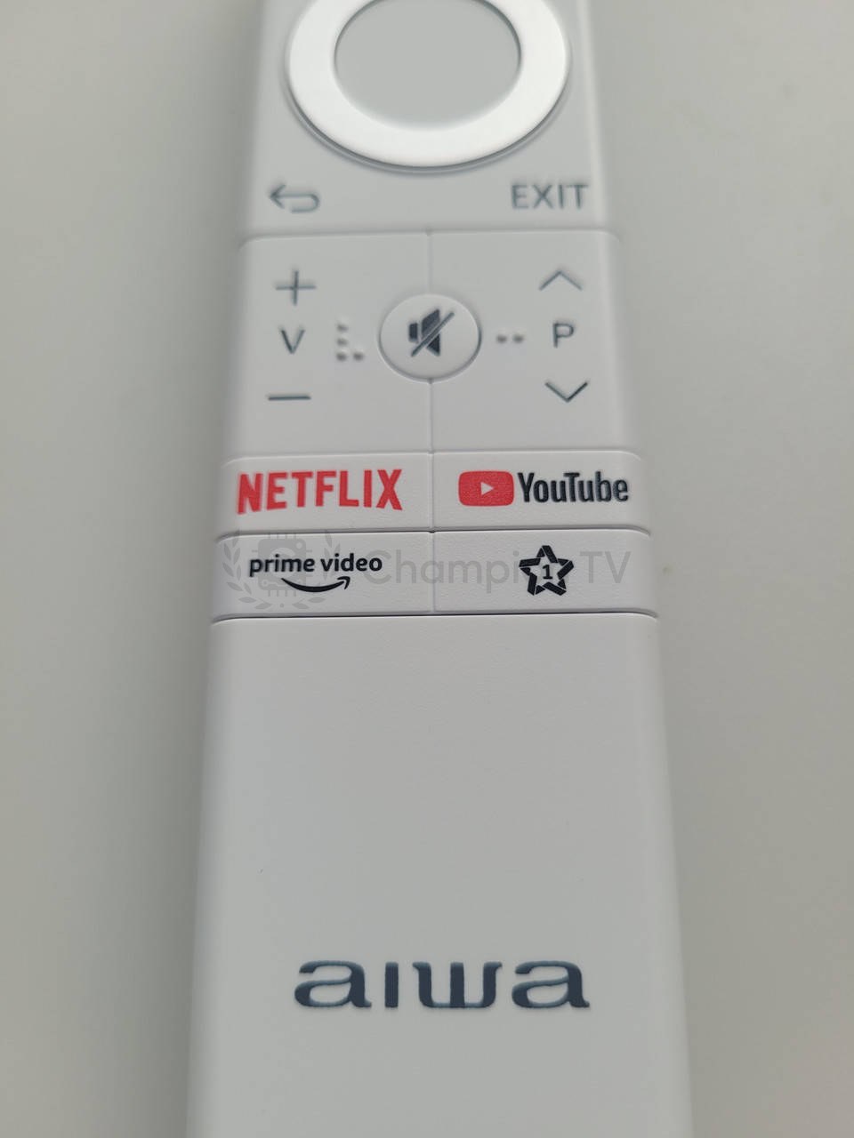 Пульт Aiwa RC2055 дистанційного керування Smart Android TV (Google Assistant, Netflix, YouTube), новий оригінал