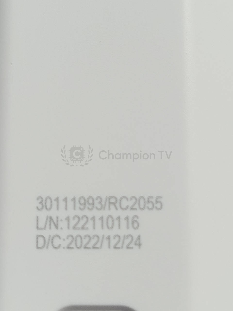 Пульт Aiwa RC2055 дистанційного керування Smart Android TV (Google Assistant, Netflix, YouTube), новий оригінал