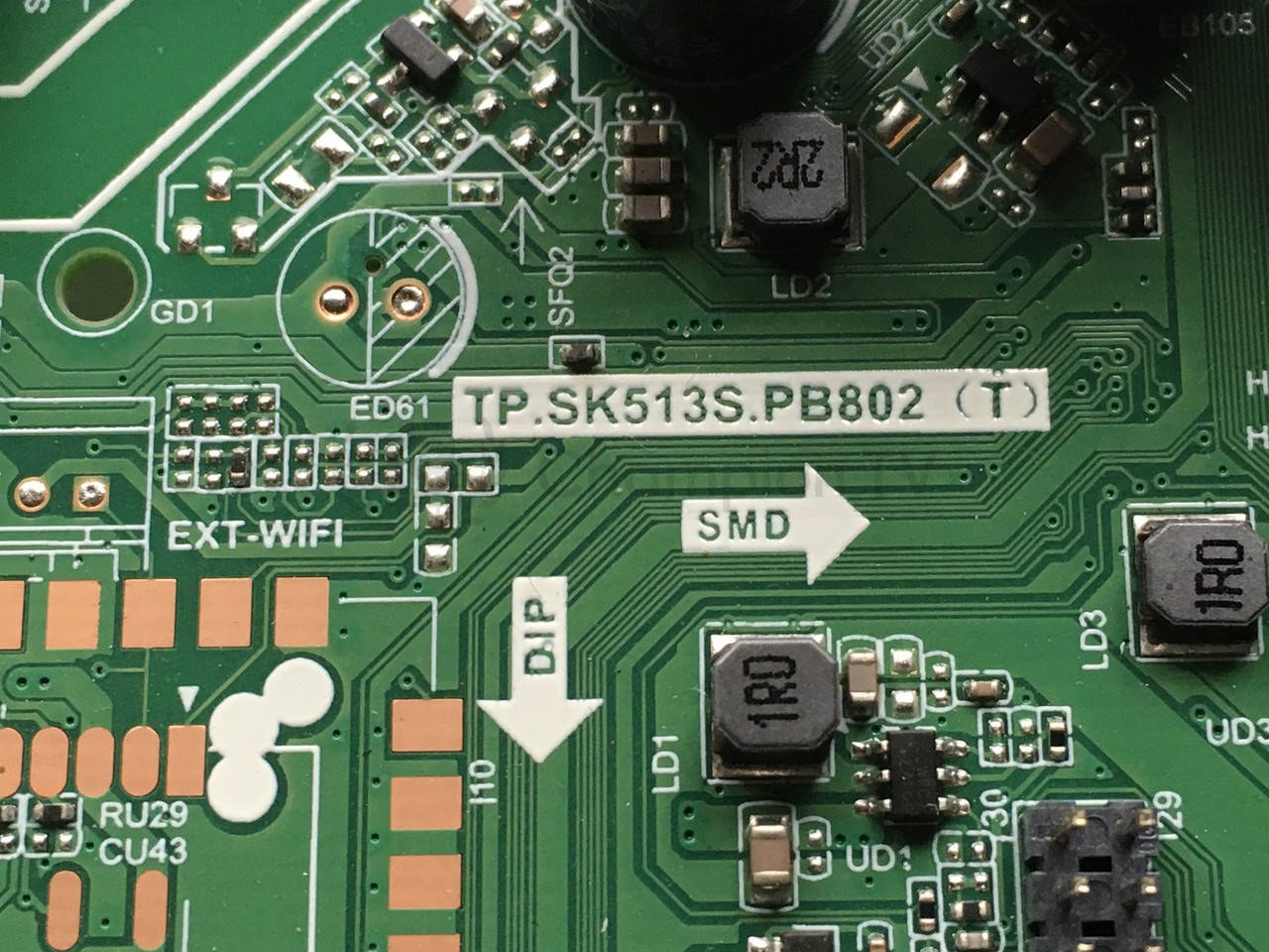 Системна плата Samsung UA56S00 TP.SK513S.PB802(T) 72-78V mainboard, новий