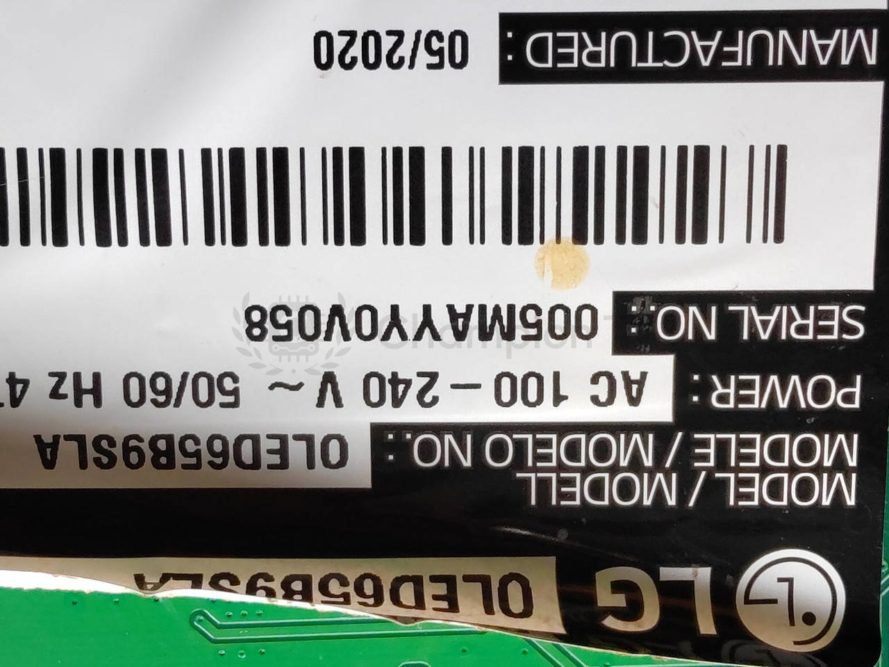 Системна плата LG EAX68784905 для OLED65BSLA (65 дюйм) 4K OLED телевізор, нова
