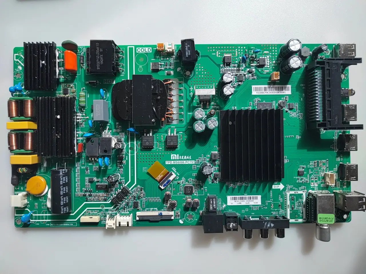 Системна плата XIAOMI L55M5-5ARU TPD.MS6886.PC791 55" mainboard, новий