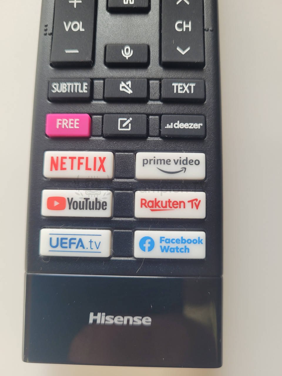 Пульт Hisense ERF3B80H дистанційного керування для телевізорів, вживаний