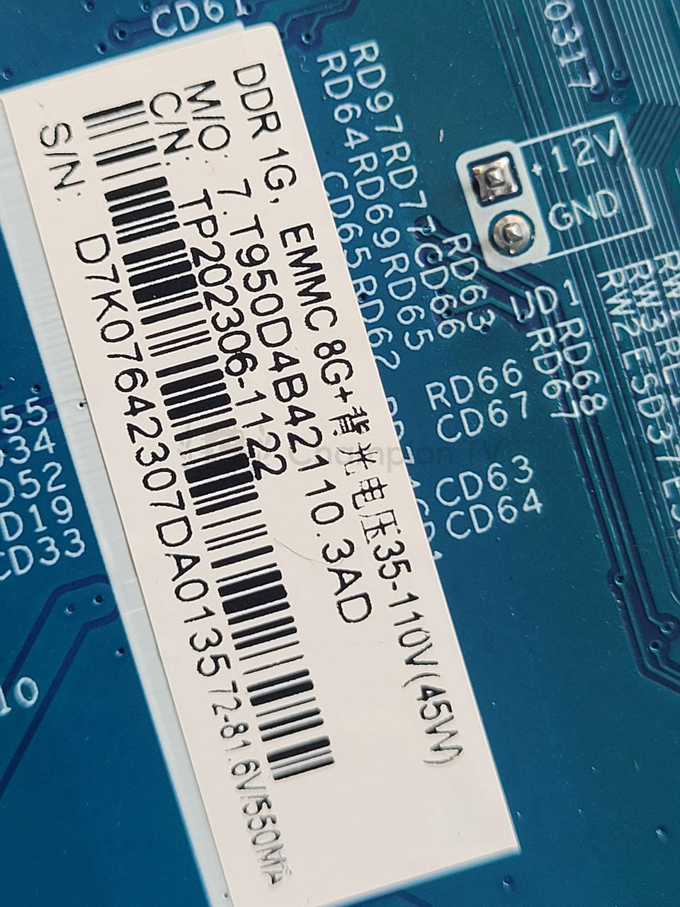 Системна плата Samsung CV950D4-B42 32 дюйма Android 13 mainboard, новий