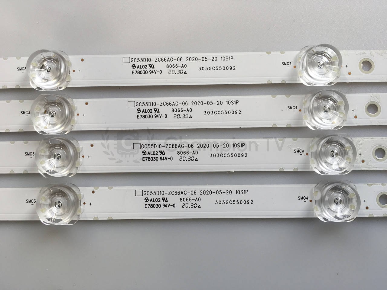 Ergo LED-підсвітка 8066-A0 для GC55D10-ZC66AG-06 55 дюймів комплект 4 шт, новий