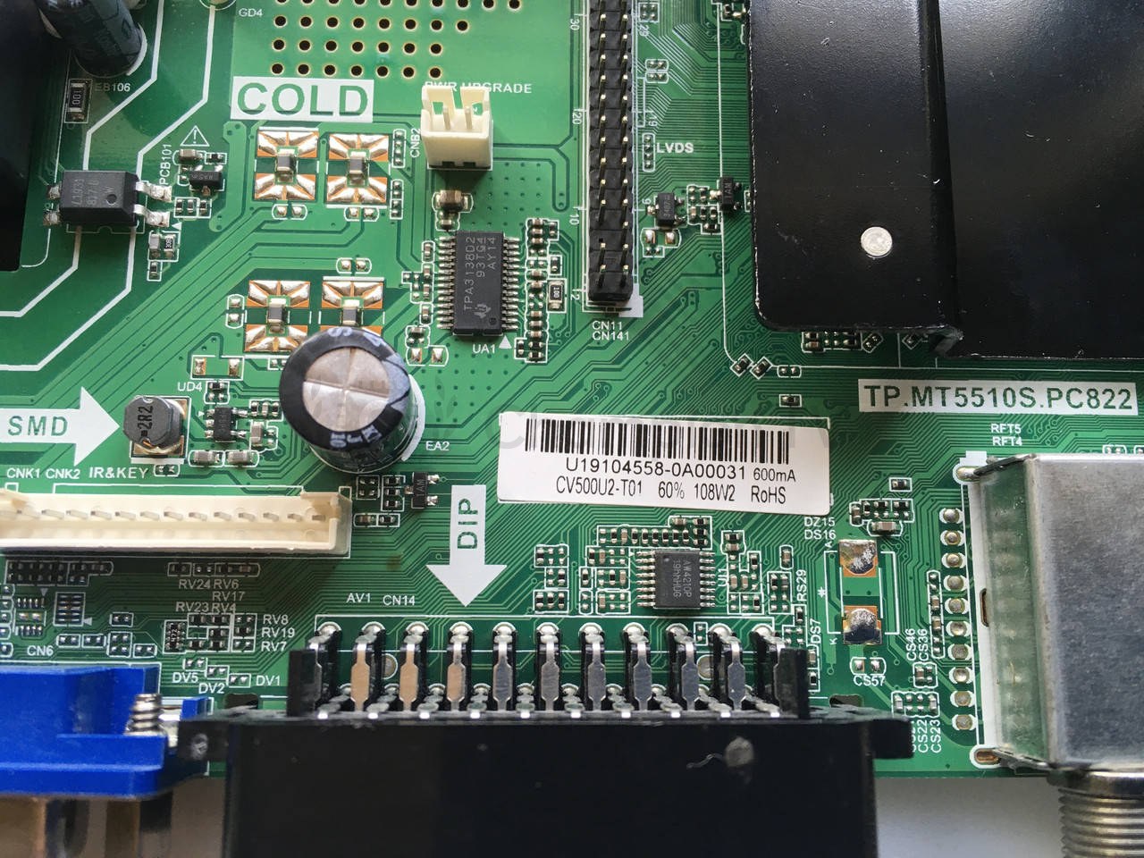 Системна плата CVTE TP.MT5510S.PC822 для DEX LE5070 50 дюйм mainboard, новий