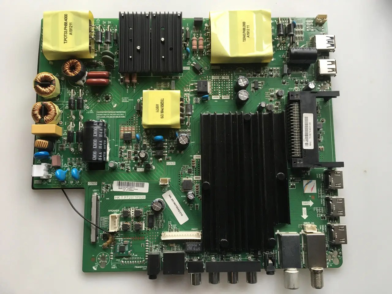 Системна плата BBK 43/55LEX HK.T.RT2871P838 mainboard, новий