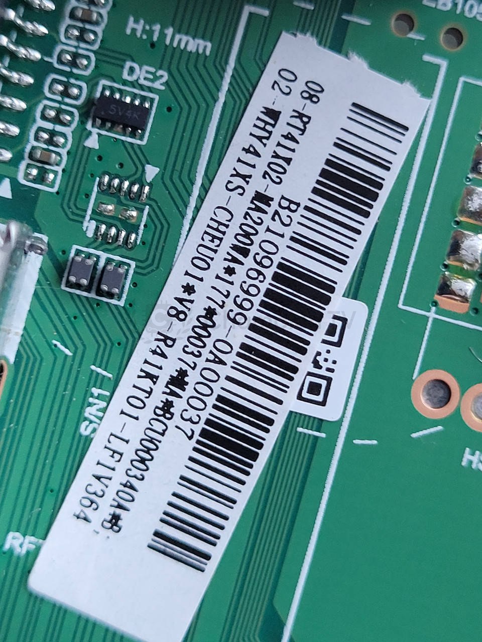 Системна плата TCL 32F510B TPD.RT2841.PB775 RTK2841 mainboard, новий