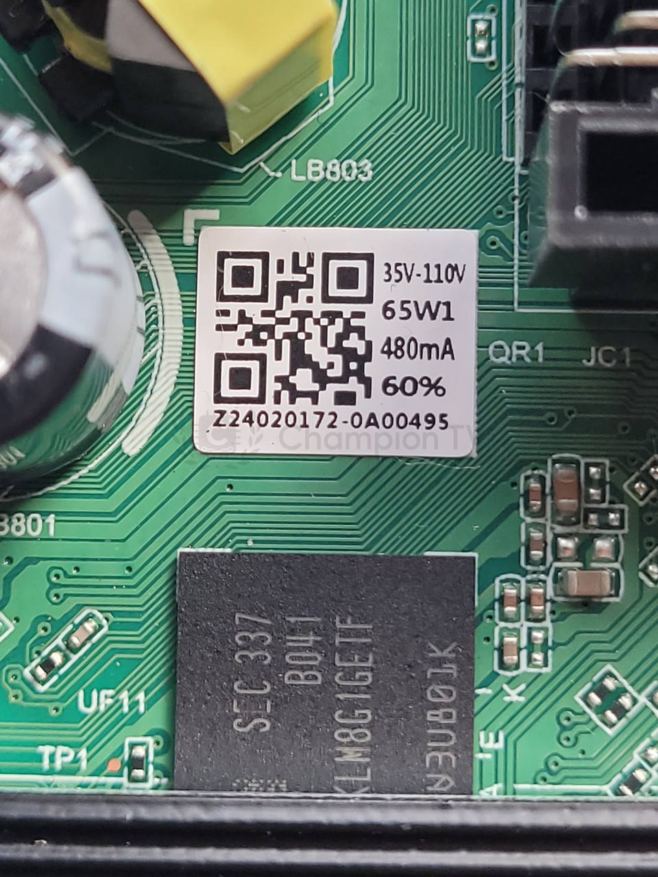Системна плата Samsung TP.SK513S.PB802(T) L-24002 mainboard 43" Android, новий