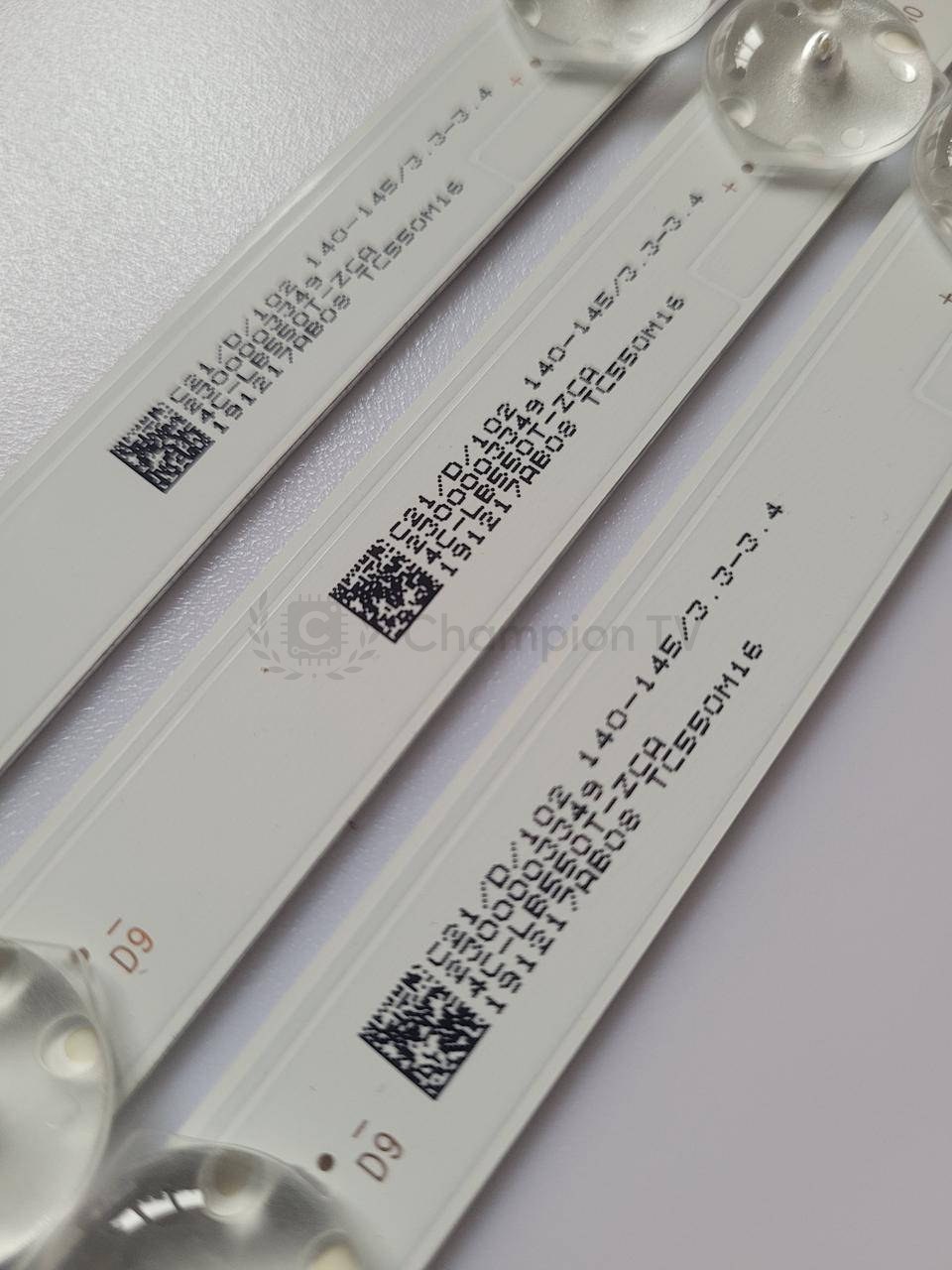 TCL LED-підсвітка LED55D12D12A комплект 3 планки 12 діодів 55 дюйм, новий