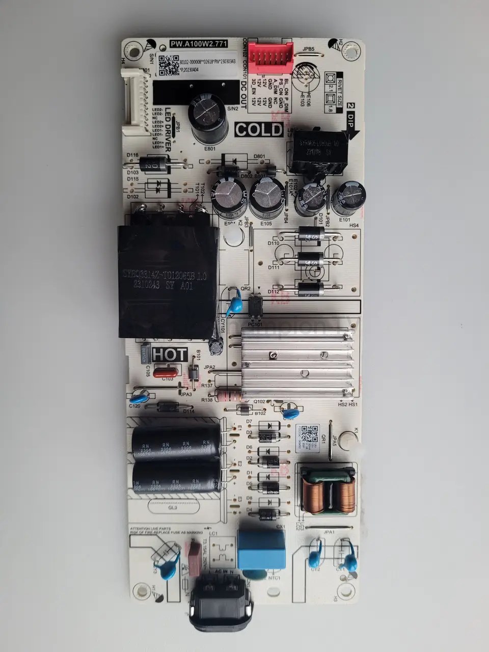 Блок живлення TCL PW.A100W2.771 50P635 50" PSU, новий
