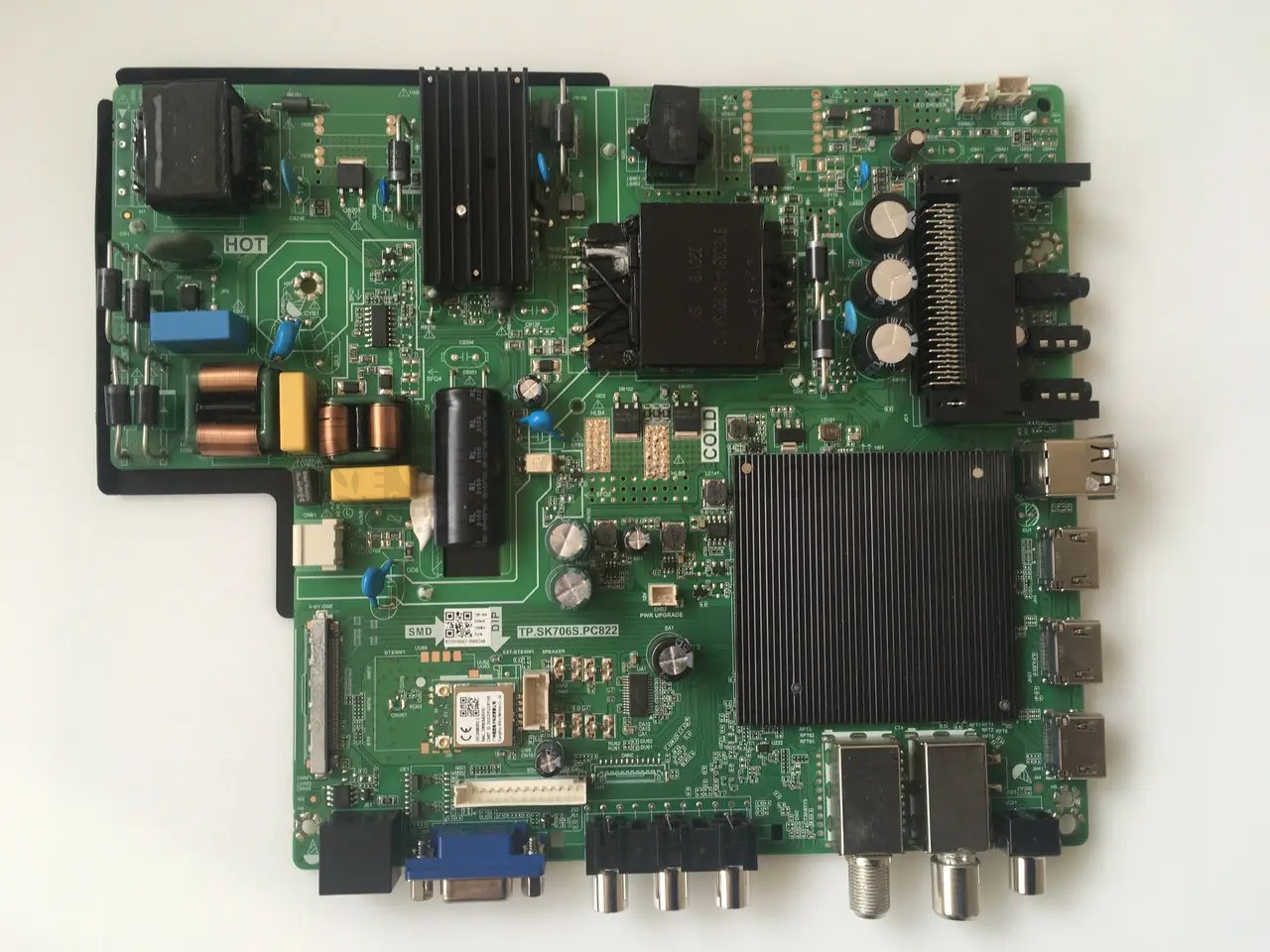 Системна плата TP.SK706S.PC822 універсальна 4K 50-65 дюйм, нова