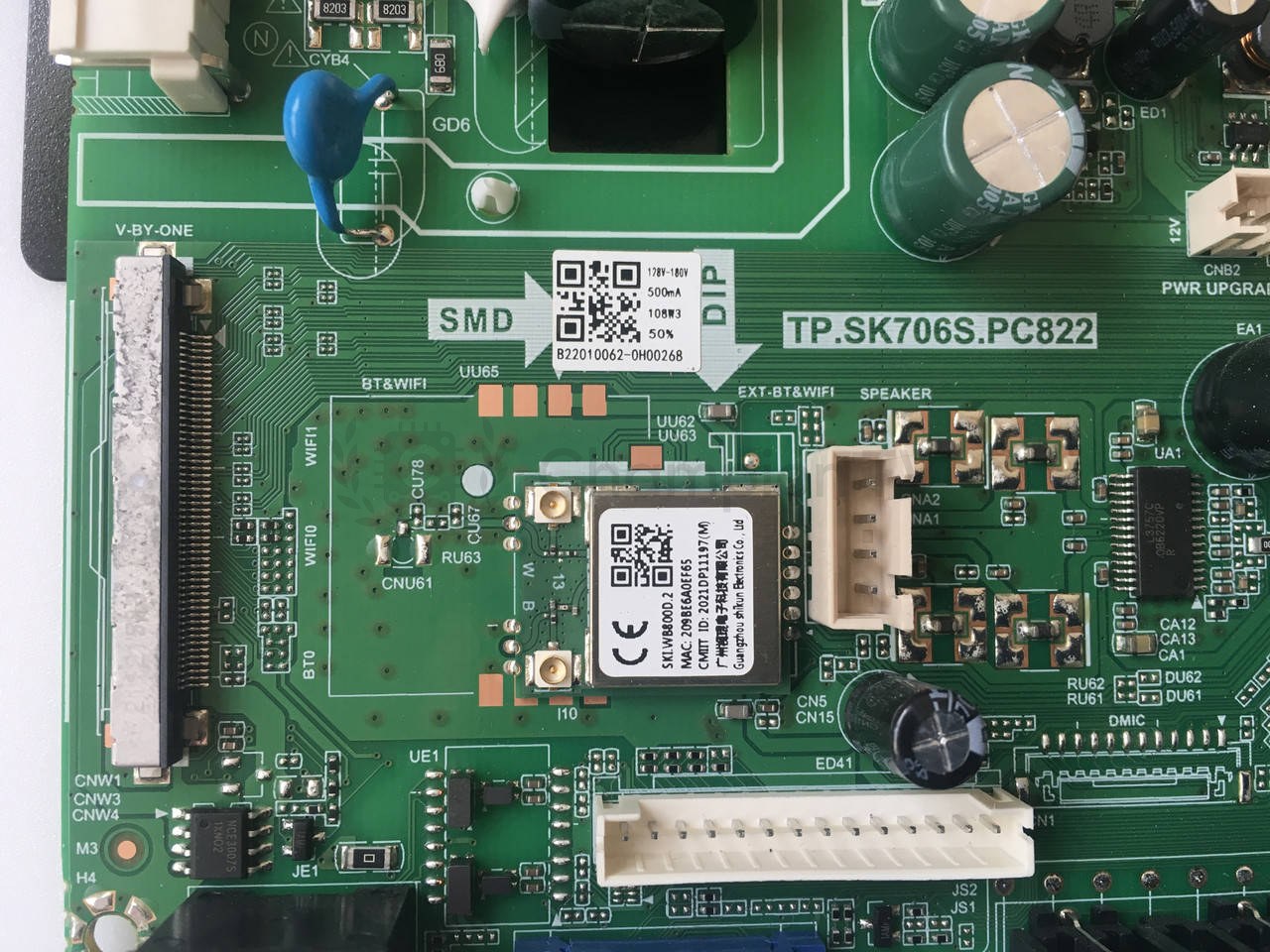 Системна плата TP.SK706S.PC822 універсальна 4K 50-65 дюйм, нова