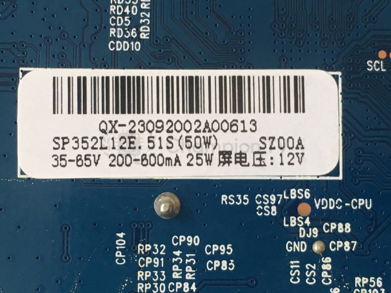 Системна плата Samsung 32" SP35212E.5 HX3205 mainboard, новий